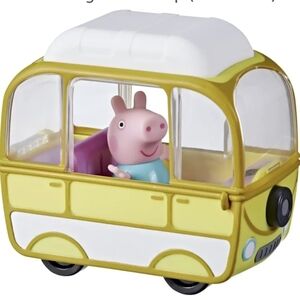 Pig Peppa's Adventures Little Campervan 8", Includes 3-inch Peppa Pig Figure EUC